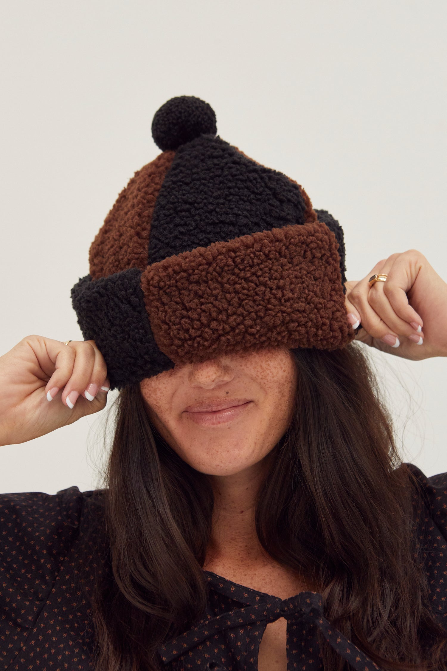 Pom Sherpa beanie- multiple colors