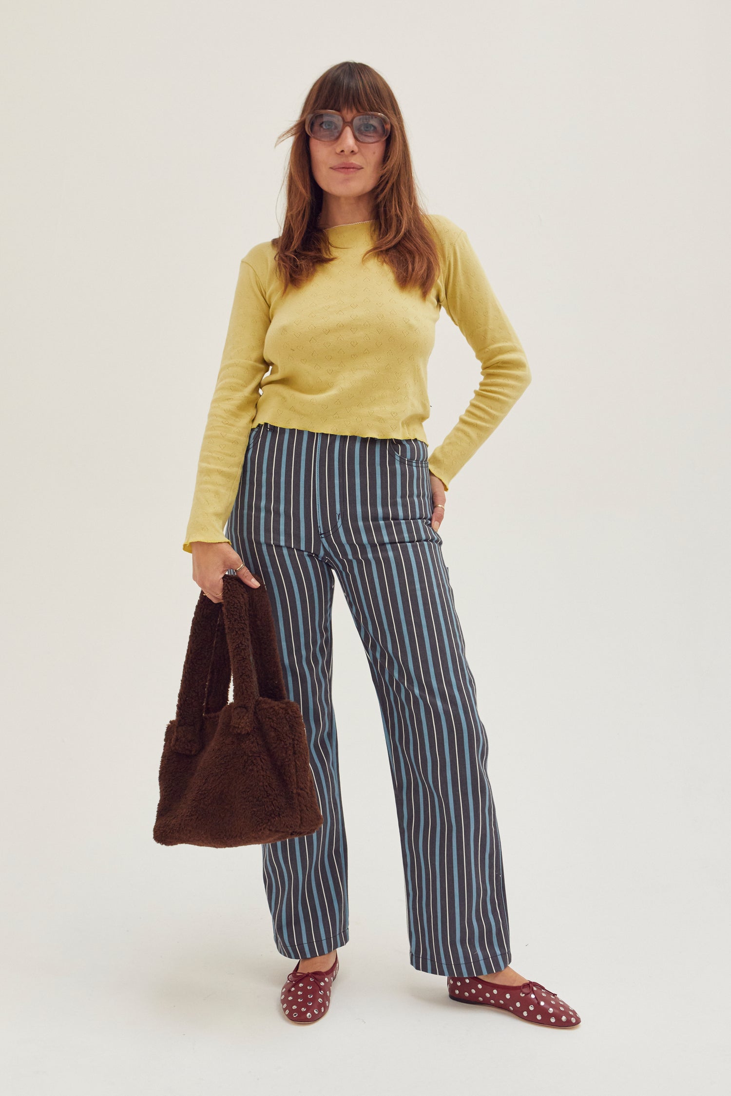 Painter Pants - Striped Denim