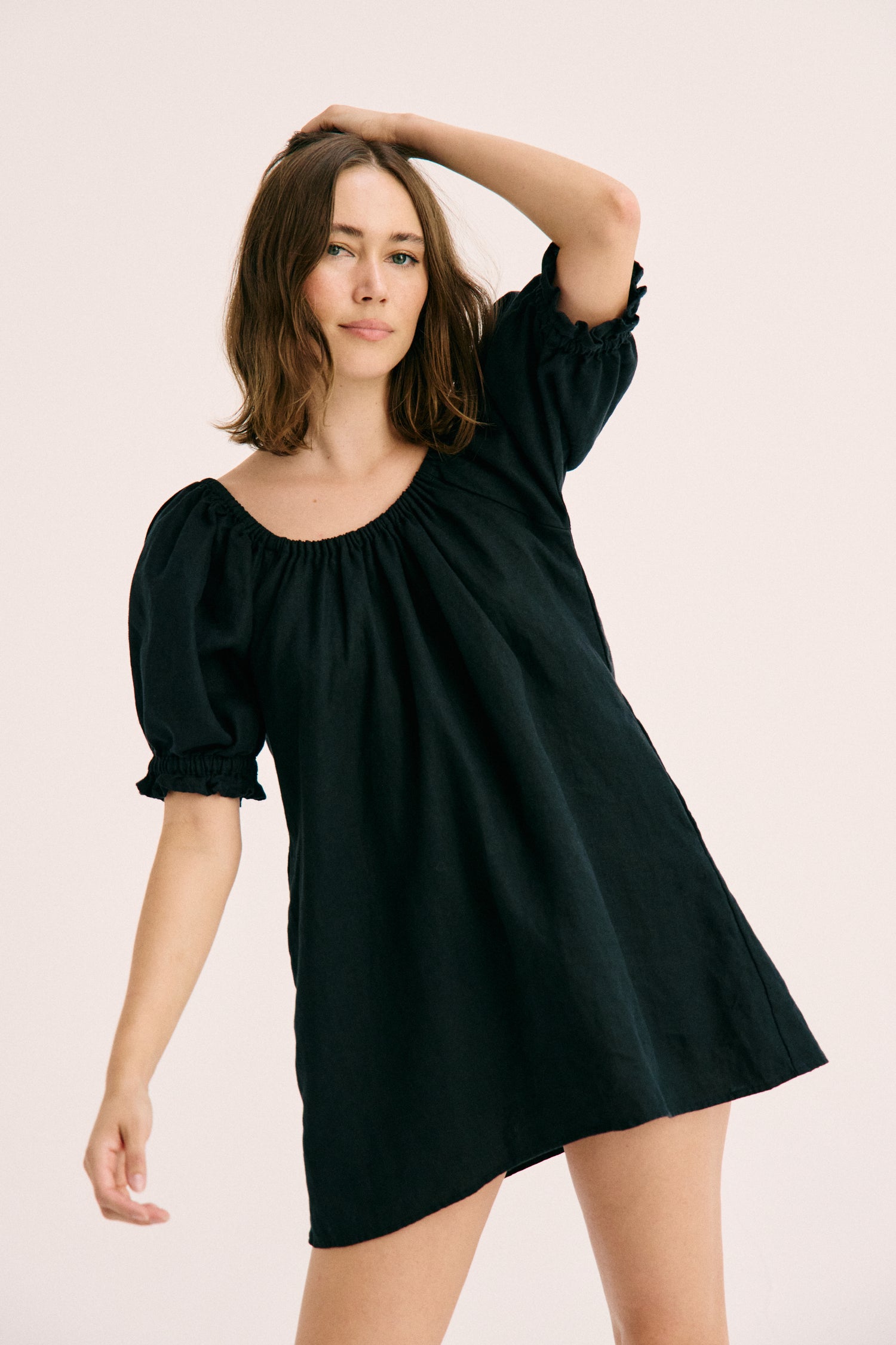 Clementine Dress - Midnight Black